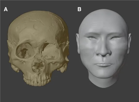 復旦大學副教授文少卿團隊等從古代帝王骸骨中獲取多個SNP位點信息復原北周武帝的容貌